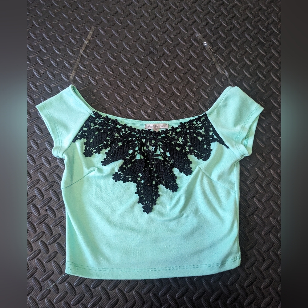 Mint Colored Crop Top